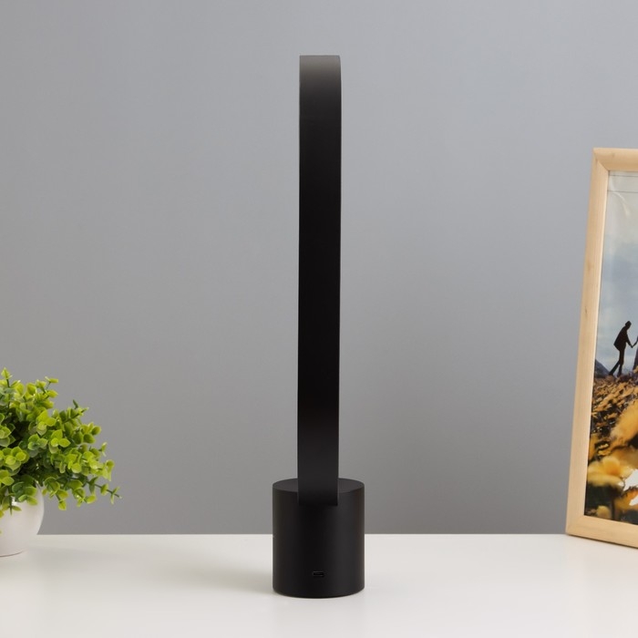 Настольная лампа Настольная лампа "Баланс" LED 3Вт 4000К черный 20х7х40см RISALUX