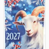 Календарь 2027 перекидной на ригеле А3 &laquo;Год козла&raquo;