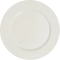 Тарелка Makalu, D267мм, фарфор, белая 6шт/уп