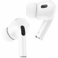 Наушники беспроводные Hoco EW50, TWS, вакуумные, Bluetooth 5.3, 40/300 мАч, шумоподавление, белые