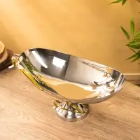 Менажница "Тюльпаны" 17х17х28 см, нержавеющая сталь Менажница "Тюльпаны" 17х17х28 см, нержавеющая сталь