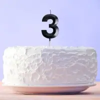 Свеча для торта, цифра «3», 11,5 х 2,3 см
