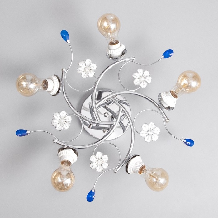 Люстра Люстра "Вивиан" бп 5х40Вт Е27 Хром МОДЕЛЬ: 2612358