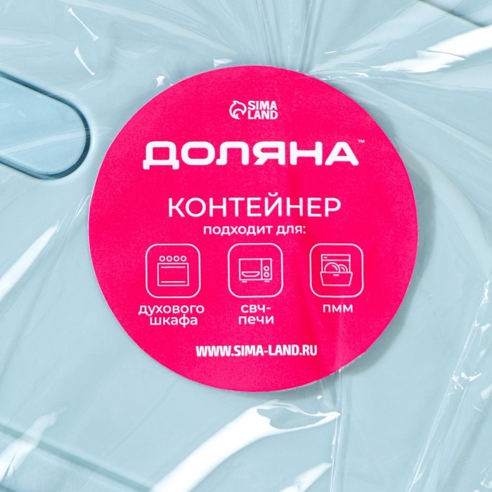 Контейнер из жаропрочного стекла с крышкой Cook and Freeze, 650 мл, 17,5×13×6 см, цвет МИКС Контейнер из жаропрочного стекла с крышкой Cook and Freeze, 650 мл, 17,5×13×6 см, цвет МИКС