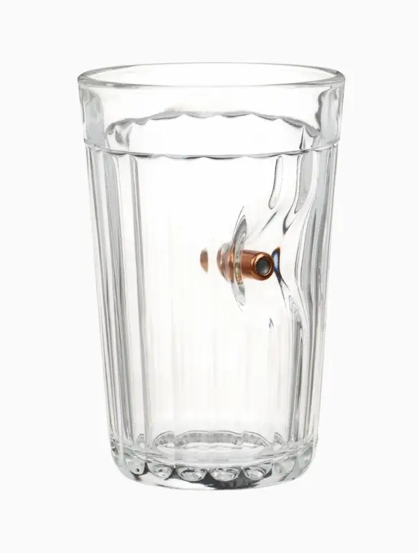 Стакан непробиваемый с пулей &laquo;Полицейский&raquo;, гранёный, 250 мл