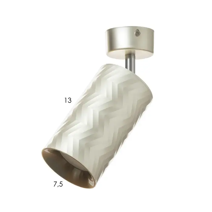 Спот &laquo;Астер&raquo; GU10 серебро 7.5&times;7.5&times;20 см