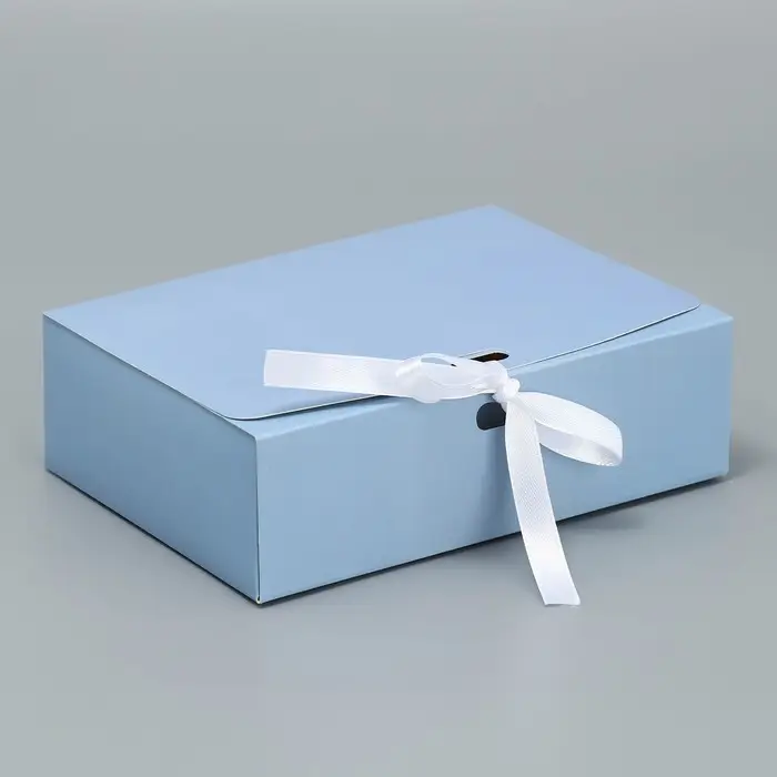 Коробка подарочная складная, упаковка, «Голубая», 16.5 х 12 х 5 см Коробка подарочная складная, упаковка, «Голубая», 16.5 х 12 х 5 см