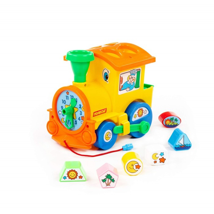 Игрушка-сортер «Занимательный паровоз» Игрушка-сортер «Занимательный паровоз»