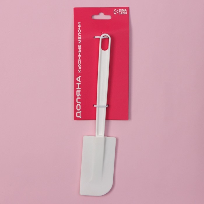 Лопатка Доляна, 23,5 см, цвет белый Лопатка Доляна, 23,5 см, цвет белый