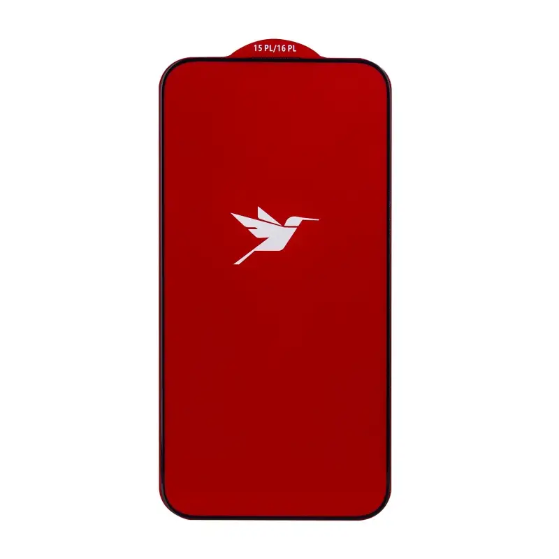 Защитное стекло для iPhone 15 Plus/16 Plus RUBYTAK HD Silk Print