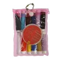 Швейный набор, 22 предмета, в чехле ПВХ, 13&times;9 см, МИКС