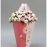 Переноска для цветов на лентах Present, 17 х 25 х 9 см