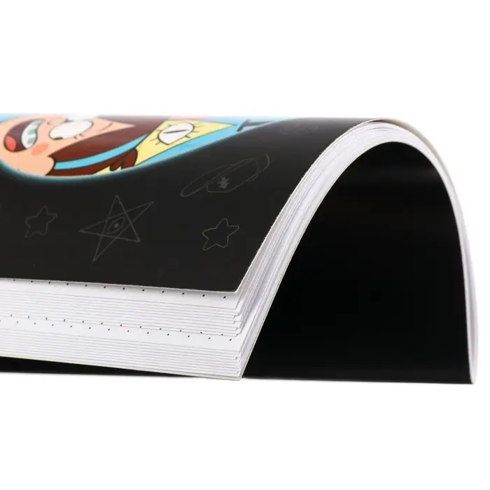 Блокнот А5, 40 листов, на скрепке, в точку, УФ-лак, &laquo;Гравити Фолз&raquo;