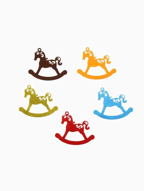Набор ёлочных украшений, Арома Набор ёлочных украшений, Арома "Лошадки" 5 шт