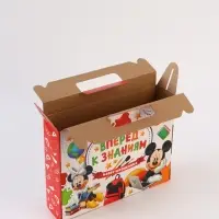 Коробка складная «Вперёд к знаниям», Микки Маус, 33,7 х 25,7 х 7,9 см Коробка складная «Вперёд к знаниям», Микки Маус, 33,7 х 25,7 х 7,9 см