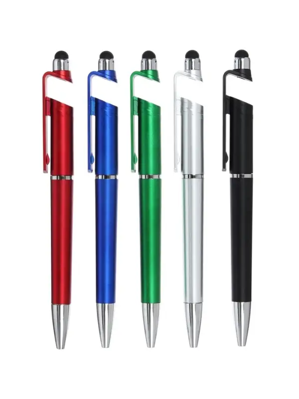 Ручка-прикол Calligrata &laquo;Подставка под сотовый&raquo;, со стилусом, синий стержень, шариковая, МИКС