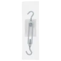 Талреп крюк-крюк ТУНДРА krep, DIN1480, М6, оцинкованный, 1 шт.