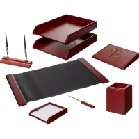 Набор настольный M7C-7A на 7 предметов из &nbsp;дерева, цвет: красное дерево