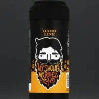 Гель для душа пиво HARD LINE, 400 мл, аромат чёрного перца