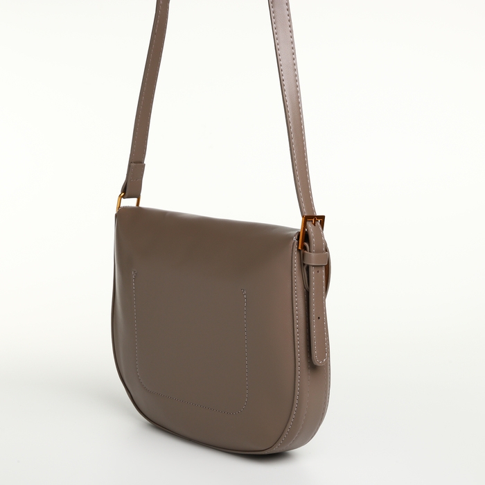 Сумка женская на клапане TEXTURA, средний размер, цвет серый Сумка женская на клапане TEXTURA, средний размер, цвет серый