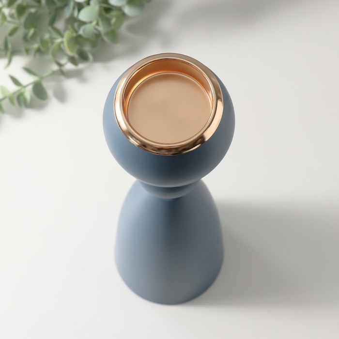 Подсвечник металл Подсвечник металл "Белла" d= 5 см 10х10х36 см