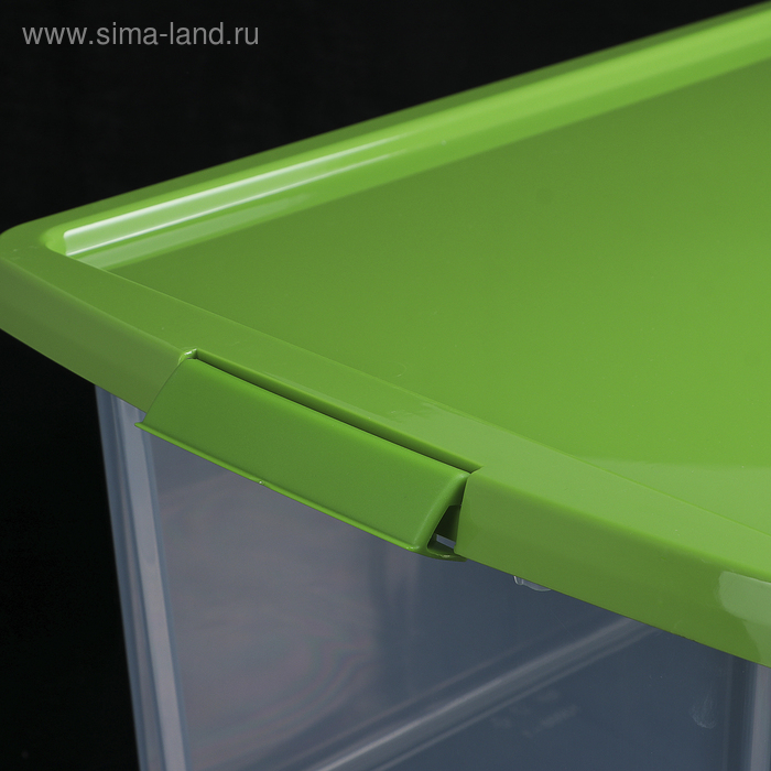 Контейнер для хранения с крышкой, 30 л, 47×36,5×24,5 см, цвет МИКС Контейнер для хранения с крышкой, 30 л, 47×36,5×24,5 см, цвет МИКС