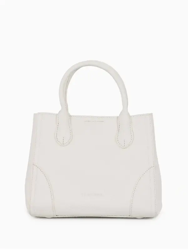 Сумка женская тоут TEXTURA на молнии, 25&times;7&times;21 см, однотонная, белая