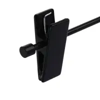 Вешалки для юбок и брюк тм VETTA, 2шт, 31х6см, с зажимами, ПВХ, металл, цвет черный