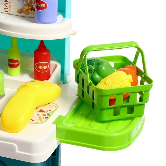 Игровой набор «Магазин» в чемоданчике, с аксессуарами Игровой набор «Магазин» в чемоданчике, с аксессуарами