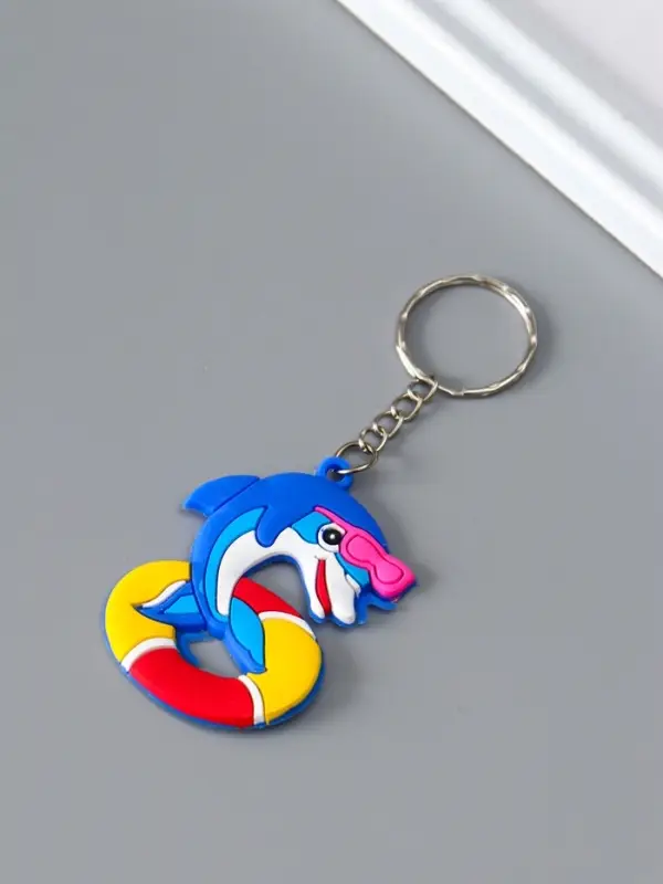 Брелок для ключей на кольце &laquo;Подводный мир&raquo;, резина, 4.5&times;5.5 см, МИКС