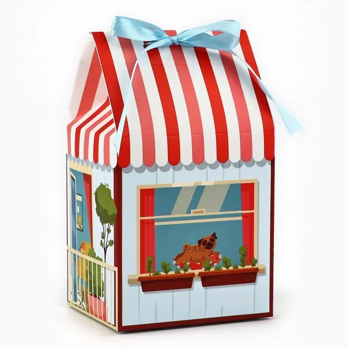 Коробка для сладостей &laquo;Домик&raquo;, 8 х 10 х 16 см