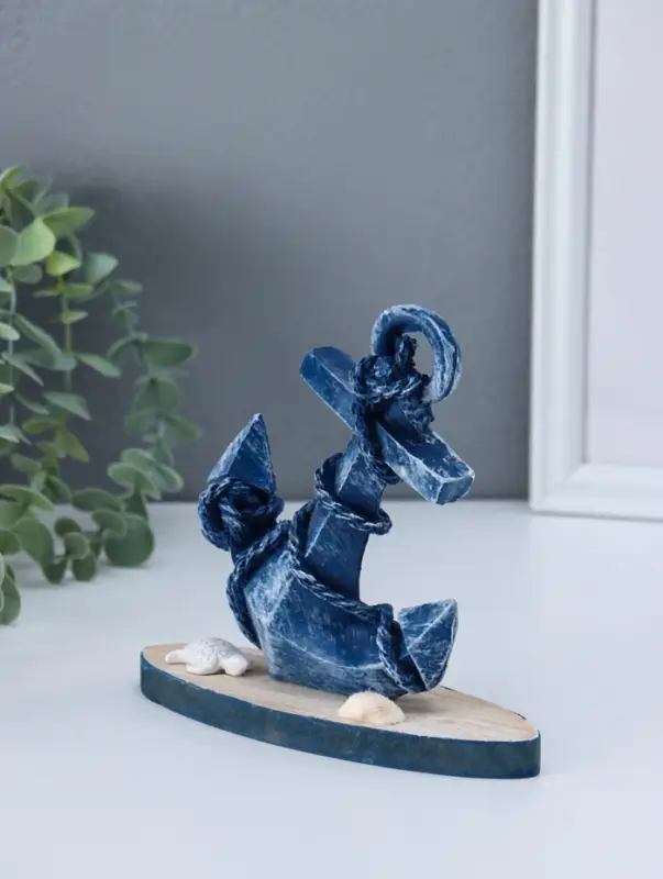 Сувенир интерьерный "Синий якорь" 6х17,2х15,5 см