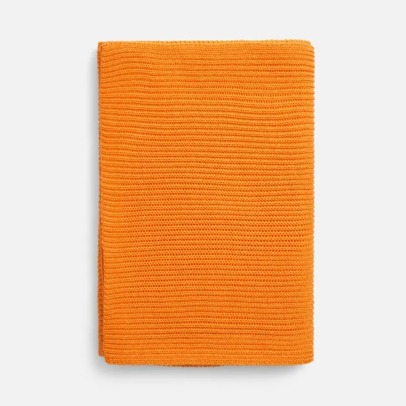 Шарф Nobilis Mono, оранжевый (абрикос)