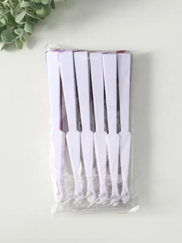 Веер пластик, текстиль Веер пластик, текстиль "Олени" МИКС широкие лопасти 23 см