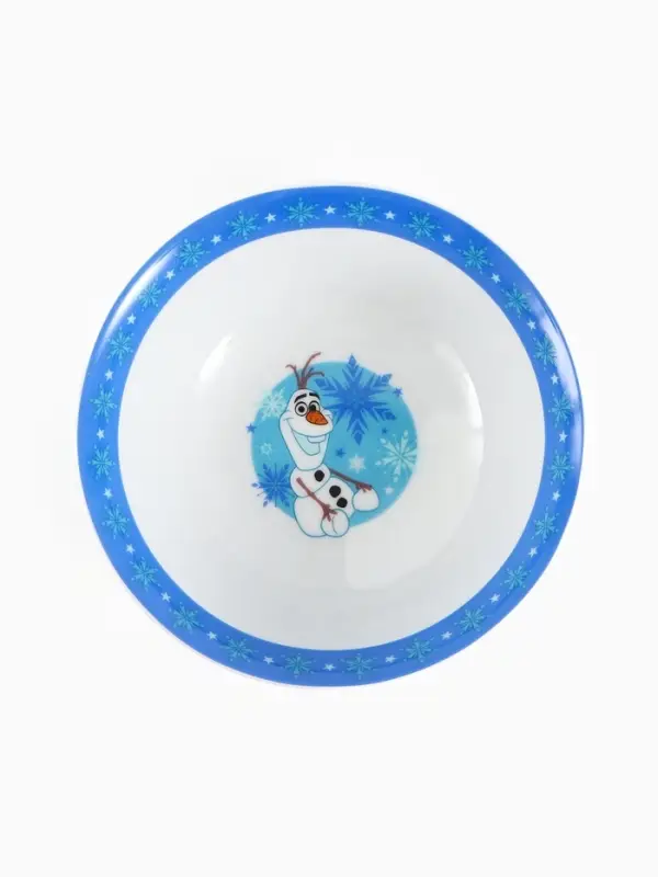 Набор посуды керамической детской, 3 предмета: кружка 200 мл, тарелка 19 см, салатник 250 мл, Холодное сердце