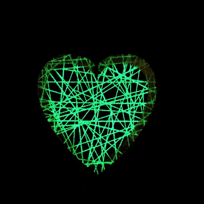 Декоративная подвеска с подсветкой «Сердце», 8 × 8 см Декоративная подвеска с подсветкой «Сердце», 8 × 8 см