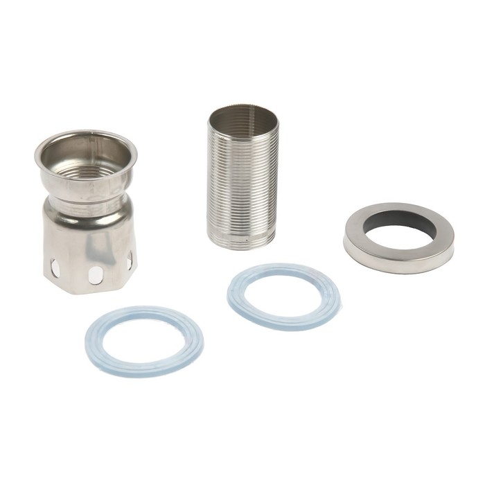 Смеситель для кухни ZEIN ZS13, кран-букса латунь 1/2 Смеситель для кухни ZEIN ZS13, кран-букса латунь 1/2", нержавеющая сталь, сатин