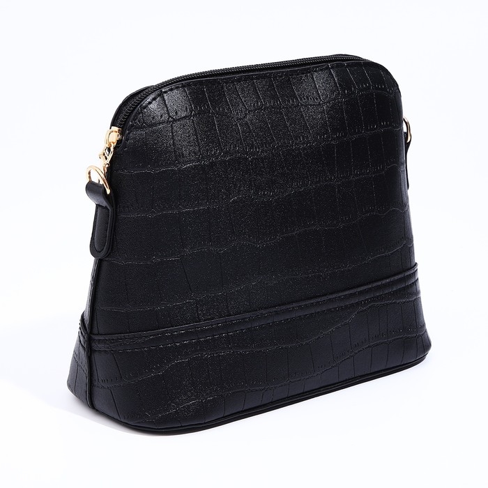 Сумка кросс-боди на молнии, цвет чёрный Сумка кросс-боди на молнии, цвет чёрный