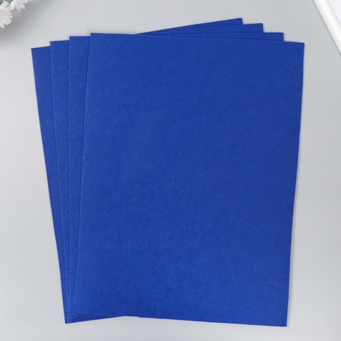 Фетр 2 мм Фетр 2 мм "Синий" набор 4 листа 30х40 см