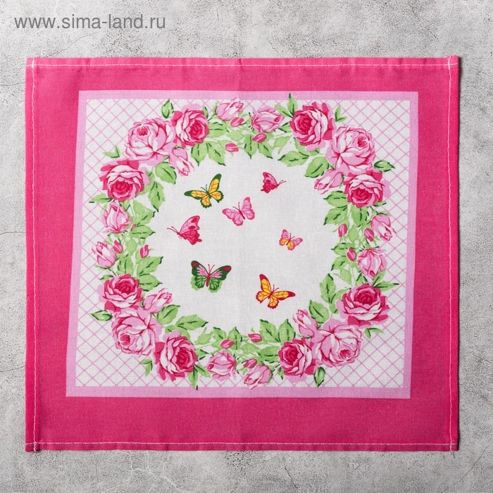 Набор женских носовых платков, принт МИКС, размер 28х28 см-10 шт, ситец Набор женских носовых платков, принт МИКС, размер 28х28 см-10 шт, ситец