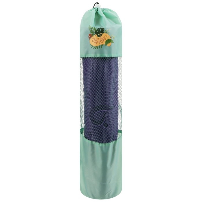 Чехол для йога-коврика Sangh Tropics, цвет зелёный Чехол для йога-коврика Sangh Tropics, цвет зелёный