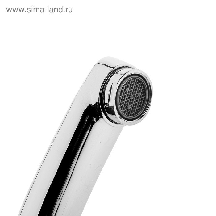 Смеситель для раковины Accoona A94111, однорычажный, с гайкой, силумин, хром Смеситель для раковины Accoona A94111, однорычажный, с гайкой, силумин, хром