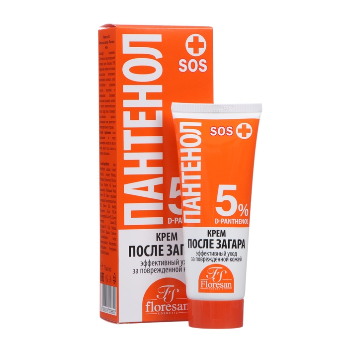 Крем после загара  Крем после загара "Пантенол. SOS", 75 мл