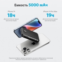 Внешний аккумулятор ANKER Power Core 321 MagGo 5K, 5000мАч, MagSafe, черный