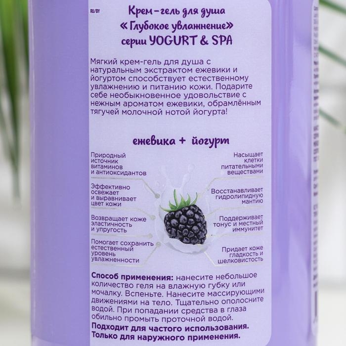 Крем-гель для душа Vilsen, Глубокое увлажнение, серии YOGURT & SPA, ежевика, йогурт, 650 мл Крем-гель для душа Vilsen, Глубокое увлажнение, серии YOGURT & SPA, ежевика, йогурт, 650 мл