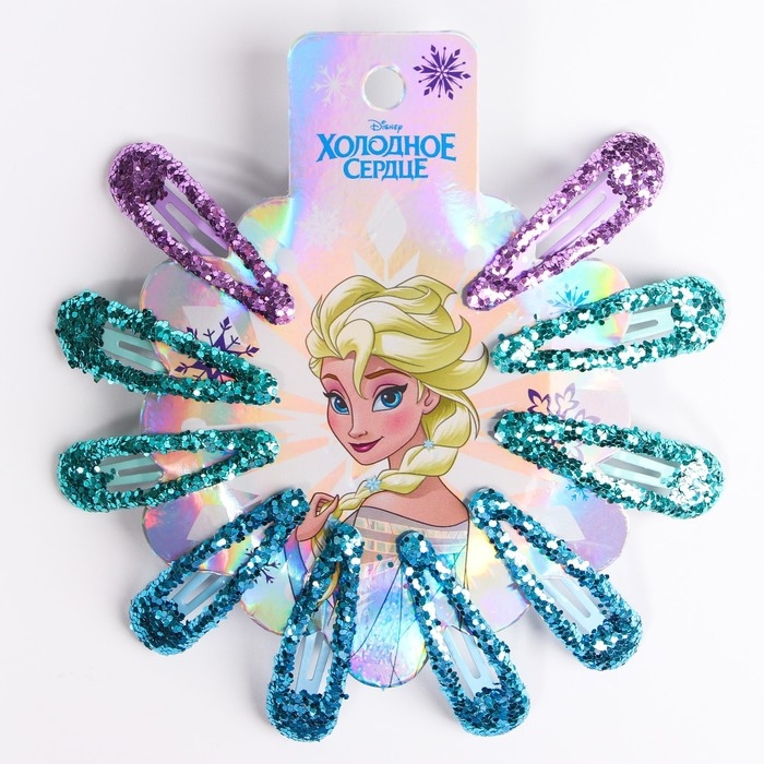 Заколка для волос, 10 штук, Холодное сердце Заколка для волос, 10 штук, Холодное сердце