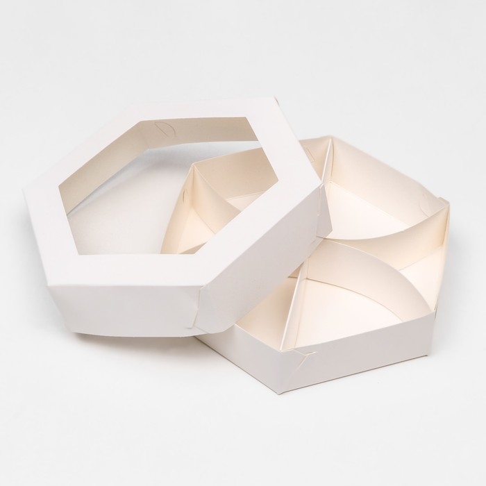 Менажница белая, 20 х 4 см