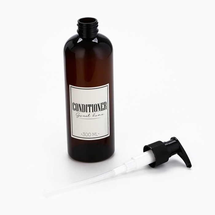 Дозатор для шампуня и кондиционера Sweet home, 300 мл., набор 2 шт. Дозатор для шампуня и кондиционера Sweet home, 300 мл., набор 2 шт.