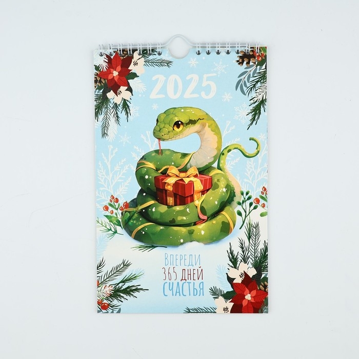 Календарь 2025 настенный, перекидной «Новый год: 365 дней счастья», 15 х 23 см Календарь 2025 настенный, перекидной «Новый год: 365 дней счастья», 15 х 23 см