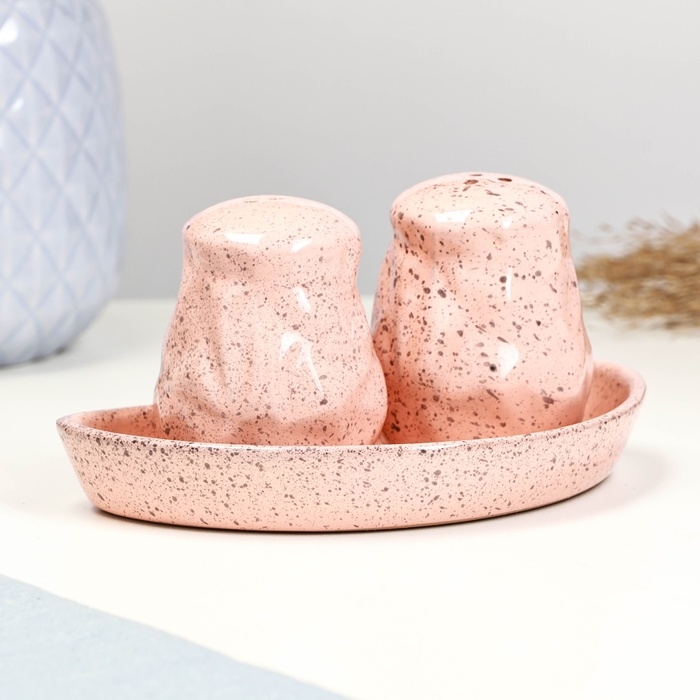 Набор для специй Набор для специй "Оригами" 3 предмета, фламинго